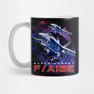 F18 Hornet Rhino USAF US NAVY Fighter Jet Mug